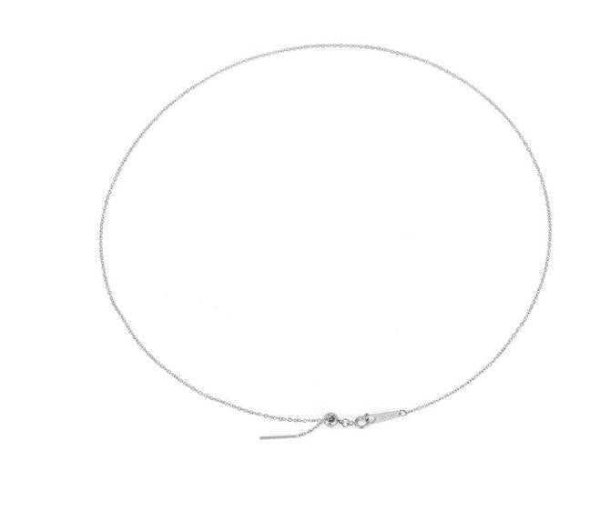 Collier simple ajustable en acier inoxydable et titane