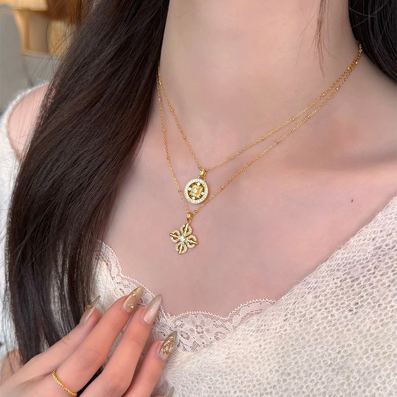 Collier “Soleil” géométrique
