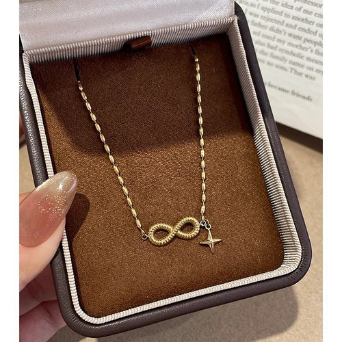 Asterism Titanium Steel Anklet Female Gold